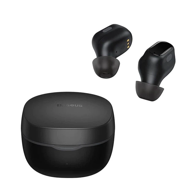 Навушники BASEUS WM01 Encok TWS 5Hours, BT5.0, 40mAh/300mAh| (NGWM01) Black NGTW240001 - зображення 2