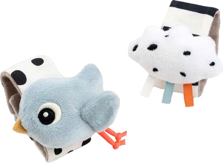 Zabawki na rączkę Done by Deer Happy Clouds 2 szt 329371 (5712643050032) - obraz 2