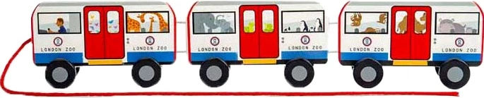 Іграшка-каталка Bigjigs Toys Лондонський автобус 3000038 (691621850473) - зображення 2