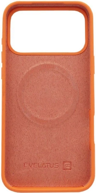 Etui Evelatus Premium Magsafe Soft Touch Silicone do Apple iPhone 17 Pro Max Papaya (EVEAPP17PMPMSCP) - obraz 2