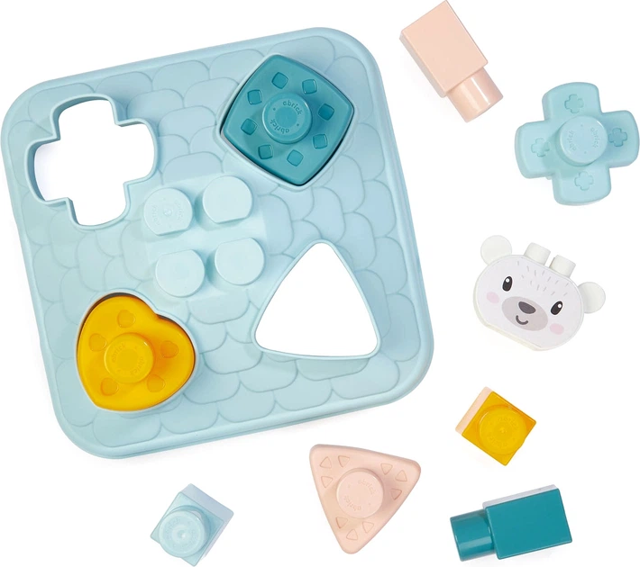 Zabawka Ecoiffier edukacyjny domek-sorter z misiem 11 elementów 1430527 (3280250079149) - obraz 3