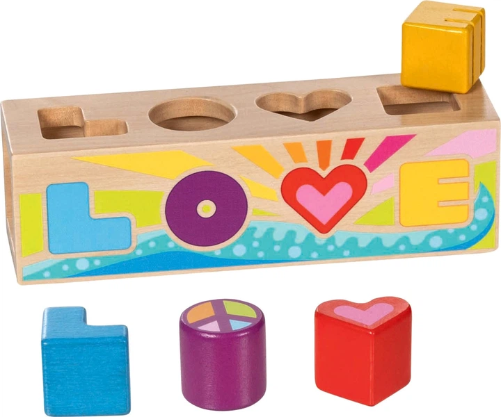 Zabawka Goki drewniany sorter kształtów: Love 5 elementów 5210694 (4013594583091) - Zdjęcie 3 Zabawka Goki drewniany sorter kształtów: Love 5 elementów 5210694 (4013594583091) - obraz 3