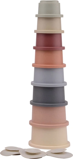 Zestaw zabawek Johntoy Happy World wiaderka do układania + kubki do kąpieli 13 szt 2520672 (8711866222872) - Zdjęcie 2 Zestaw zabawek Johntoy Happy World wiaderka do układania + kubki do kąpieli 13 szt 2520672 (8711866222872) - obraz 2