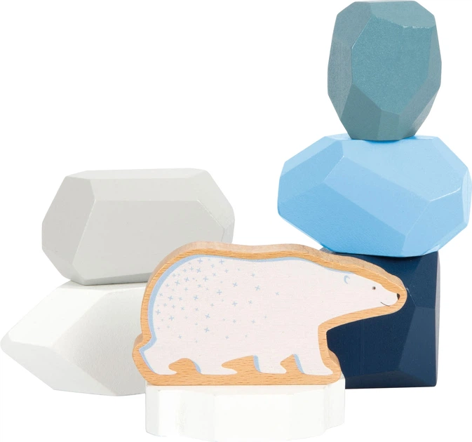 Zabawka Small Foot drewniane kamienie równowagi Arctic 15 elementów 5410849 (4020972124401) - obraz 3