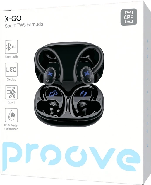 Навушники Proove X-Go TWS (APP) (643710001) - Фото 5 Навушники Proove X-Go TWS (APP) (643710001) - зображення 5