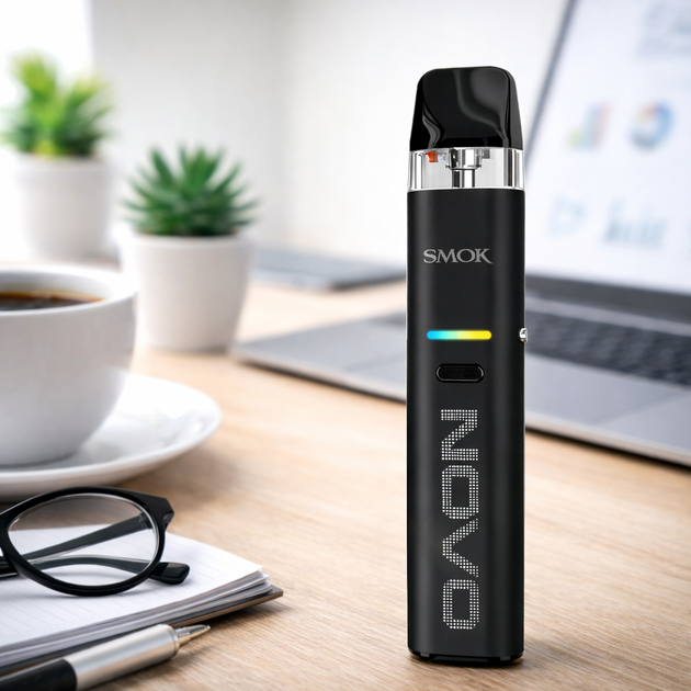 Под система Smok Novo Eco Black многоразовая электронка до 30 Вт вейп 1000 мАч смок ново эко черный - изображение 3