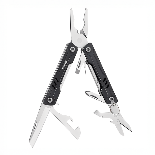 Мультитул-брелок NexTool Mini Sailor NE20135A 11-в-1 карманный складной с плоскогубцами ножом ножницами и отвертками из нержавеющей стали для повседневного ношения туризма кемпинга и походов - Фото 8 Мультитул-брелок NexTool Mini Sailor NE20135A 11-в-1 карманный складной с плоскогубцами ножом ножницами и отвертками из нержавеющей стали для повседневного ношения туризма кемпинга и походов - изображение 8