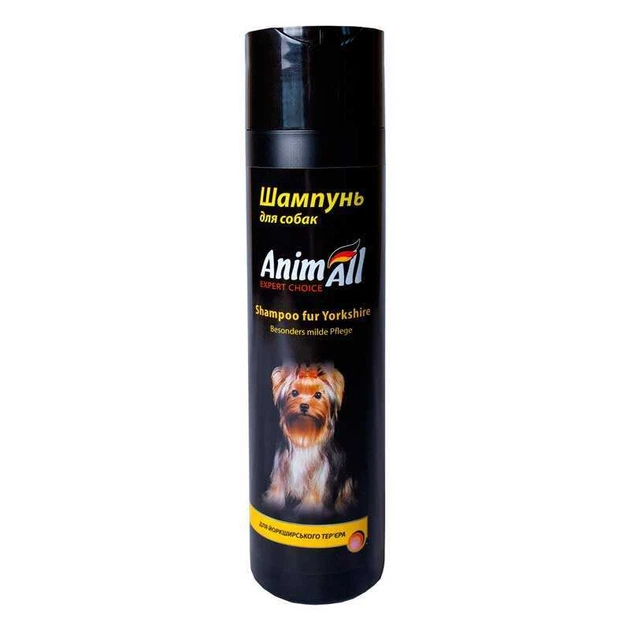 Шампунь для собак породи Йоркширський тер'єр AnimAll Shampoo fur Yorkshire 250 мл (4820224501017) - Фото 1 Шампунь для собак породи Йоркширський тер'єр AnimAll Shampoo fur Yorkshire 250 мл (4820224501017) - зображення 1