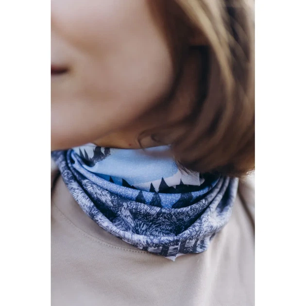 Пов'язка Turbat Scarf унісекс fog блакитна - зображення 4