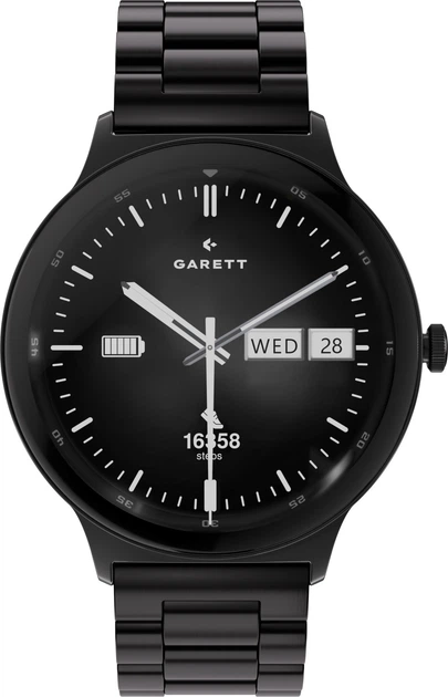 Смарт-годинник Garett Quantum Black Steel (QUANTUM_BLK_STL) - зображення 2