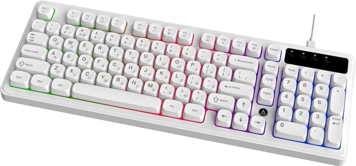 Klawiatura przewodowa Ajazz AF98 USB White (AF98-W) - obraz 3