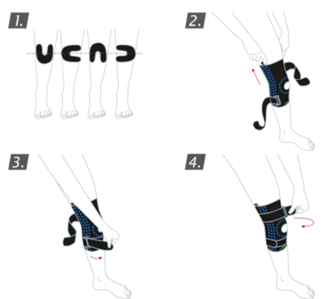 Ортез колінного суглоба Actimove Professional Line Manus Forte Чорний розмір L 1 шт (4042809656831) - зображення 4