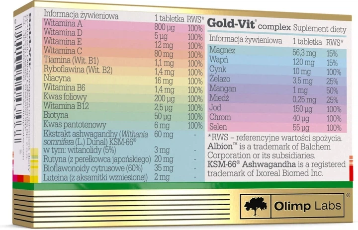 Дієтична добавка Olimp Gold-Vit Complex 30 таблеток (5901330043468) - зображення 2