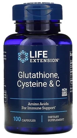 Kompleks Life Extension Glutathione Cysteine and C 100 kapsułek (737870154112) - Zdjęcie 1 Kompleks Life Extension Glutathione Cysteine and C 100 kapsułek (737870154112) - obraz 1