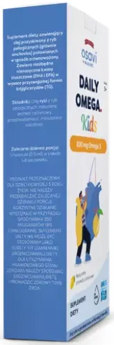 Омега-3 для дітей Osavi Daily Omega Kids 800 мг рідина 250 мл (5904139922958) - зображення 4