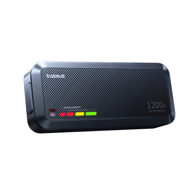 Автомобильное пуско-зарядное устройство Baseus PrimeTrip VJ1 Supercapacitor Car Jump Starter 1200A Cosmic Black - Фото 4 Автомобильное пуско-зарядное устройство Baseus PrimeTrip VJ1 Supercapacitor Car Jump Starter 1200A Cosmic Black - изображение 4