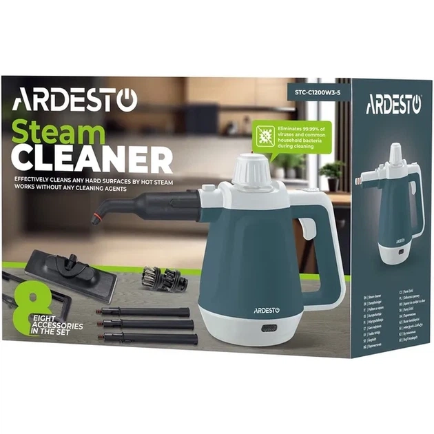 Пароочисник Ardesto STC-C1200W3-5 - Фото 9 Пароочисник Ardesto STC-C1200W3-5 - изображение 9