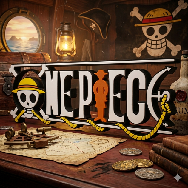 Фигурка логотип One Piece - Фото 3 Фигурка логотип One Piece - изображение 3