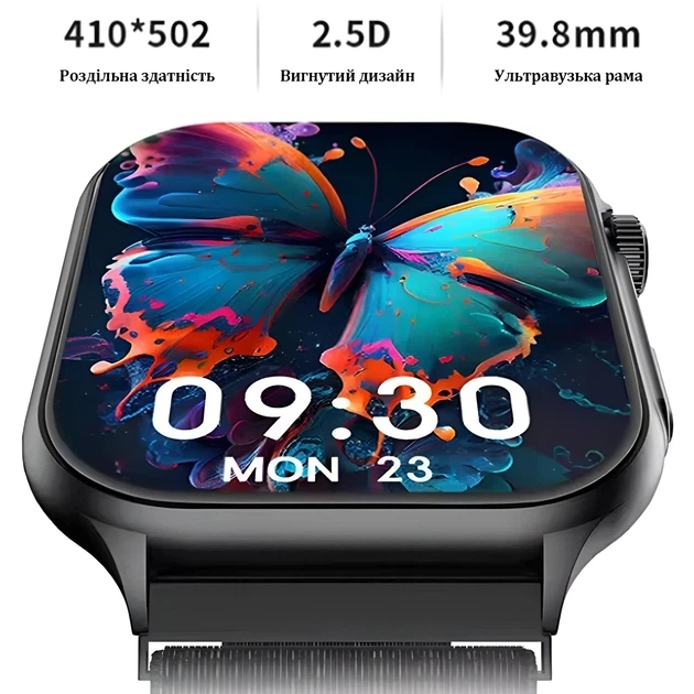 Смарт-годинник Lenovo Watch Fit L-SWAF101 Silver, 1.96", AMOLED - зображення 2