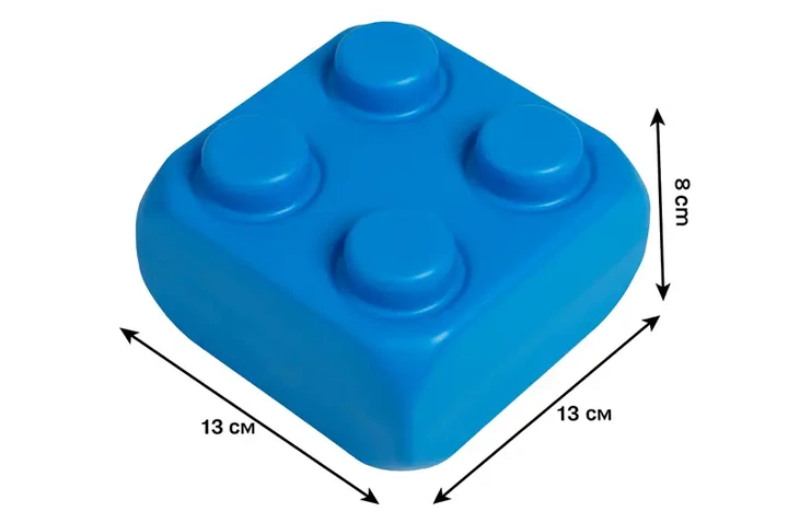 Конструктор блочний 115/26 "Mega Brick №3" 30 елементів BAMSIC - изображение 5