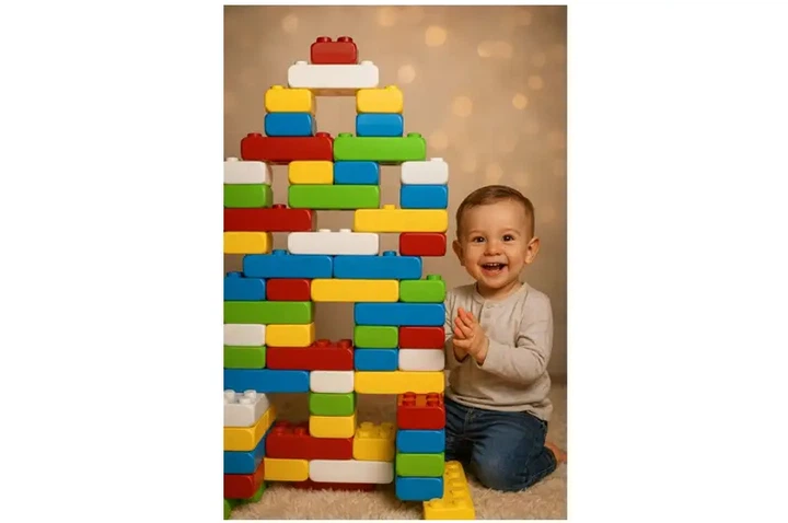 Конструктор блочний 115/26 "Mega Brick №3" 30 елементів BAMSIC - изображение 6