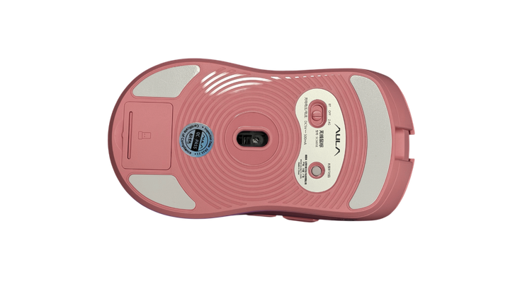 Беспроводная Игровая Мышь AULA SC580 PAW3325, 12000 DPI 2,4G+Bluetooth Pink - изображение 3