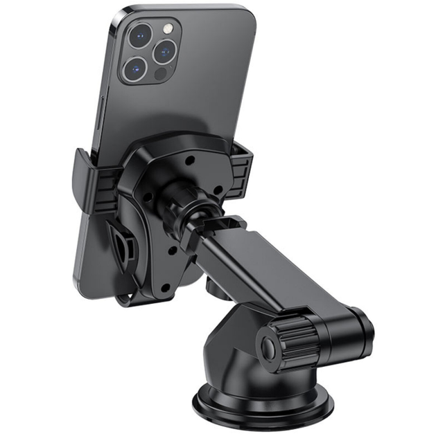 Держатель для телефона автодержатель BOROFONE BH38 Magic bay Black (6931474742490) - Фото 3 Держатель для телефона автодержатель BOROFONE BH38 Magic bay Black (6931474742490) - изображение 3