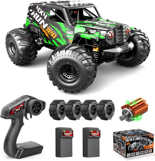 RC Машинка HS14311 1:14 4WD внедорожник на радиоуправлении до 40 км/ч полный привод 2 АКБ - Фото 1 RC Машинка HS14311 1:14 4WD внедорожник на радиоуправлении до 40 км/ч полный привод 2 АКБ - изображение 1