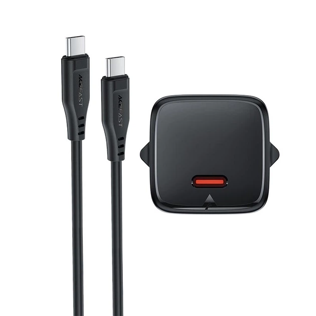 Адаптер мережевий ACEFAST PD mini GaN USB-C fast charger set A118 (P5) |1USB-C, 30W/3A| - Фото 10 Адаптер мережевий ACEFAST PD mini GaN USB-C fast charger set A118 (P5) |1USB-C, 30W/3A| - зображення 10