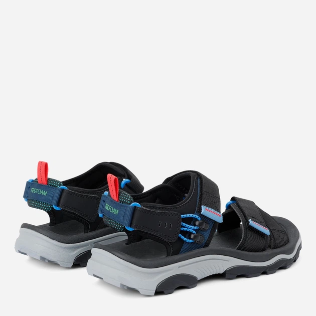Мужские сандалии Regatta Blaze Sandal RMF870-BCB 47 (12UK) Черные с синим (5063516026655) - Фото 4 Мужские сандалии Regatta Blaze Sandal RMF870-BCB 47 (12UK) Черные с синим (5063516026655) - изображение 4