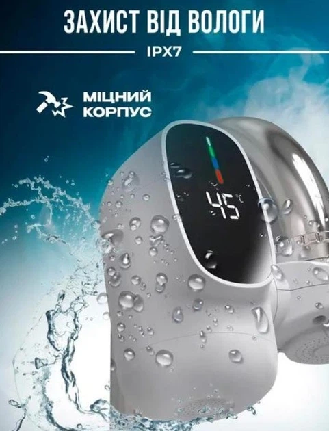 Водонагреватель Delimano WATER HEATER ZSW-D03 с LCD-экраном - изображение 6