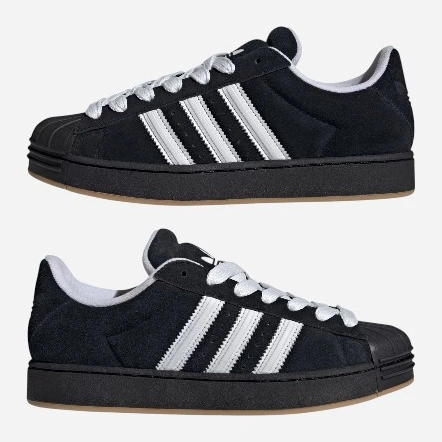 Sneakersy damskie do kostki adidas Superstar St KI3512 37.5 (4.5UK) Czarne (4068812793592) - obraz 6