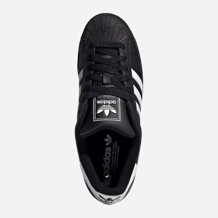 Жіночі кеди низькі adidas Superstar Ii JI0079 38 (5UK) Чорні (4067898779650) - зображення 5