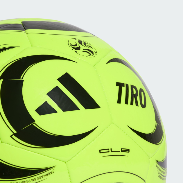 М’яч футбольний Adidas Tiro Club, розмір 5, тренувальний, універсальний, для тренувань і аматорської гри (JW1532-5) - зображення 4