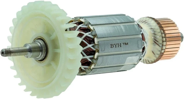 Якір (ротор) для болгарки Makita GA9050, аналог 518747-7 (як1107) - Фото 2 Якір (ротор) для болгарки Makita GA9050, аналог 518747-7 (як1107) - зображення 2