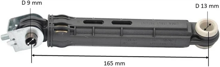 Амортизатор для пральної машини Ariston, Indesit C00309597, 100N, 160×13×М6 мм (smaa084)) - зображення 4