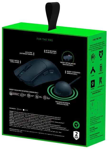 Мышь RAZER Viper V4 PRO Wireless Black (RZ01-05630100-R3G1) – фото