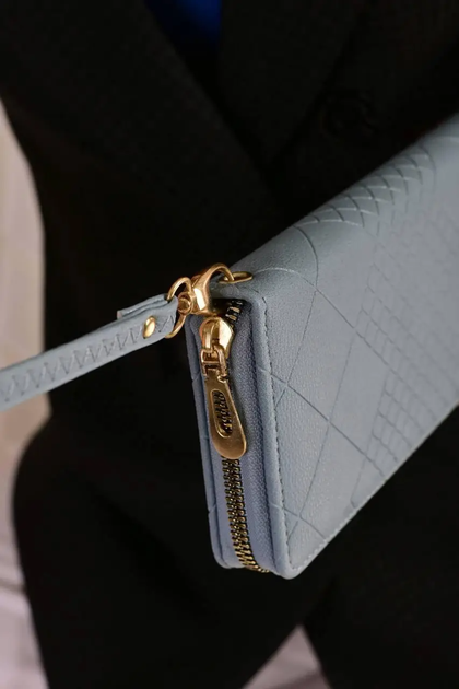 Кошелек No brand 467 женский голубой - изображение 4
