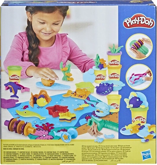 Zestaw kreatywny Hasbro Play-Doh Przyjaciele oceanu F3609 (5010993973569) - obraz 2