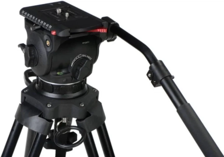 Головка для штативу CARTONI FOCUS 12 (HF1200) Чорний Б/В - Фото 5 Головка для штативу CARTONI FOCUS 12 (HF1200) Чорний Б/В - зображення 5