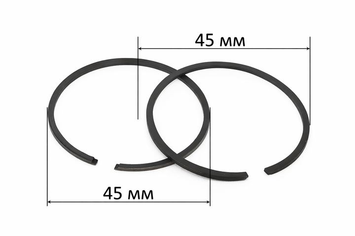 Кольца компрессионные двигателя генератора YAMAHA ET950/ET650, D=45,00 мм (gen610) - Фото 3 Кольца компрессионные двигателя генератора YAMAHA ET950/ET650, D=45,00 мм (gen610) - изображение 3