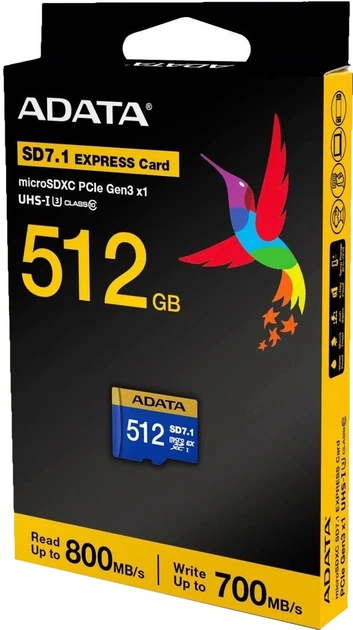 Karta pamięci microSD Adata Premier Extreme 512GB z adapterem SD (UD512GEX3L1-C) - obraz 2