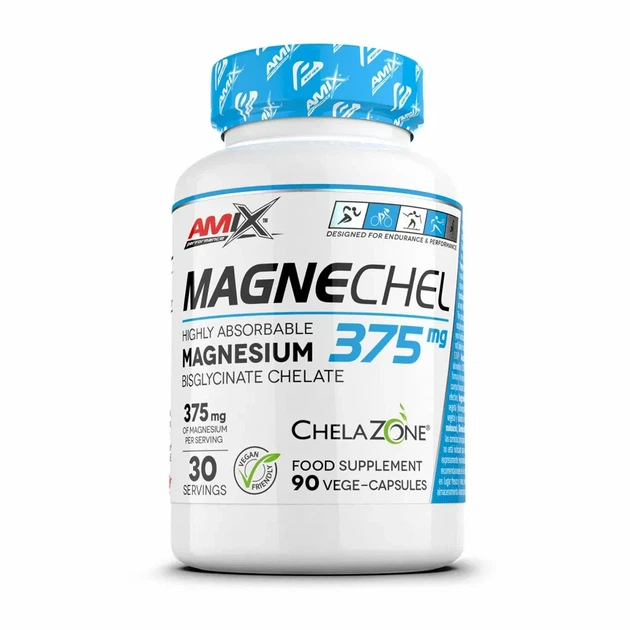 Магний бисглицинат хелат Performance Amix MagneChel Magnesium Chelate Amix, 90 капсул - Фото 1 Магний бисглицинат хелат Performance Amix MagneChel Magnesium Chelate Amix, 90 капсул - изображение 1