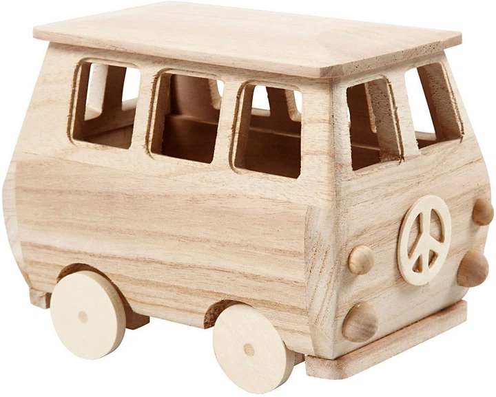 Autobus Creativ Company drewniany 6022074 (5712854176361) - obraz 2
