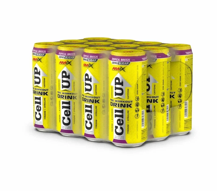 AmixPro CellUP Pre Workout 1/12 Amix тропический бриз 500 мл - изображение 6