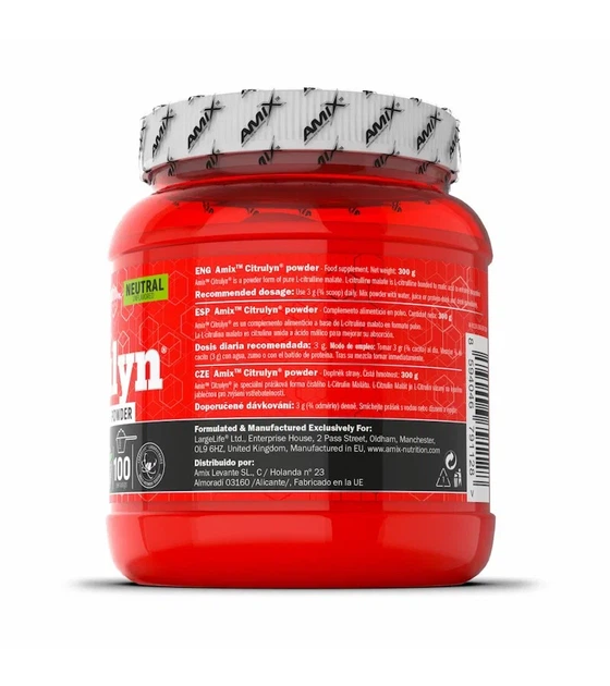 Цитруллин малат CitruLyn AMIX натуральный 300 г - изображение 4