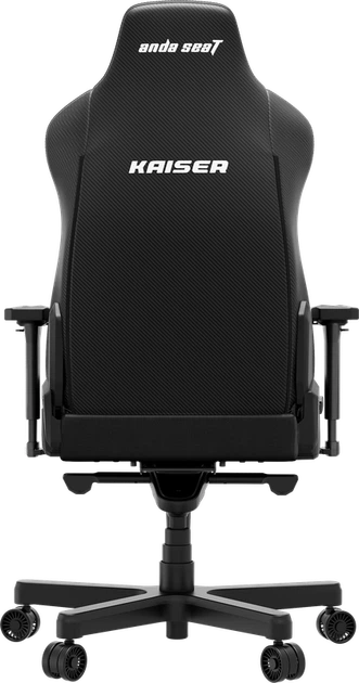 Крісло ігрове Anda Seat Kaiser 3E XL Black Fabric - изображение 4