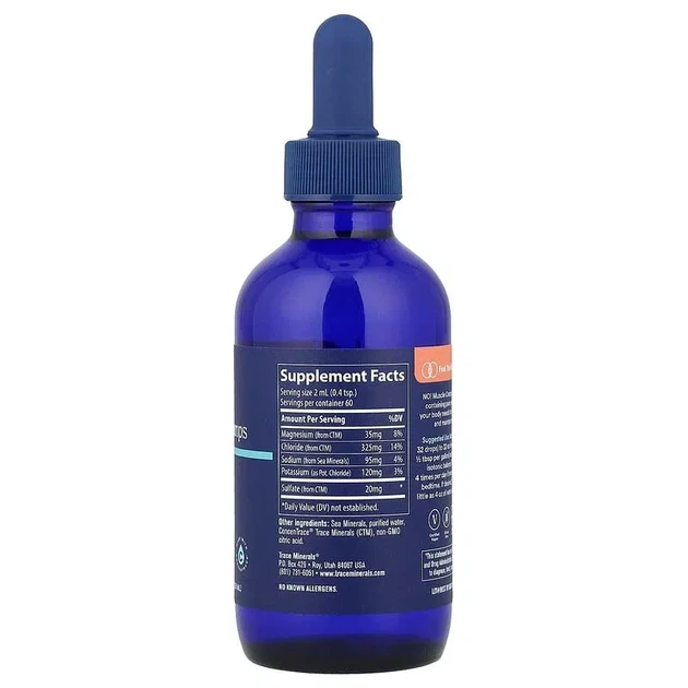 Комплекс электролитов No! Muscle Cramps, Trace Minerals, 120 мл - изображение 2