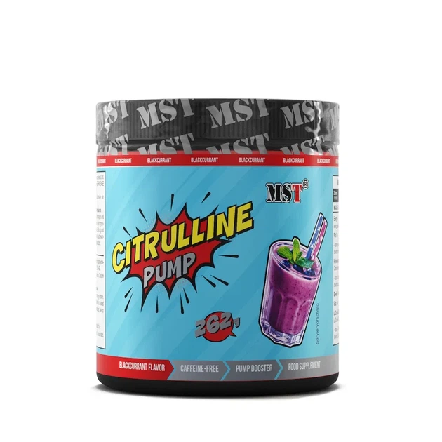 Цитрулин Citrulline Pump MST, черная смородина, 262 г - Фото 1 Цитрулин Citrulline Pump MST, черная смородина, 262 г - изображение 1