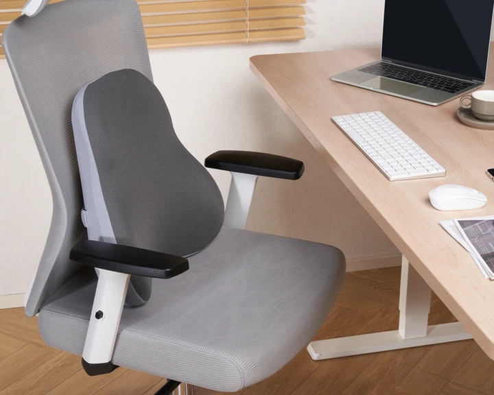 Ергономічна подушка для попереку OfficePro LP600G Gray - Фото 10 Ергономічна подушка для попереку OfficePro LP600G Gray - зображення 10